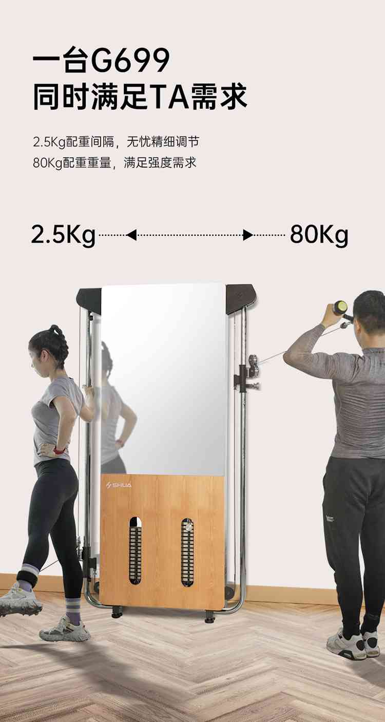 SH-G699 壁挂式拉绳训练器-广西KS体育直播体育健身器材有限公司